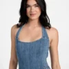 Blair halterdenim jumpsuit Blair halterdenim jumpsuit