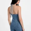 Blair halterdenim jumpsuit Blair halterdenim jumpsuit