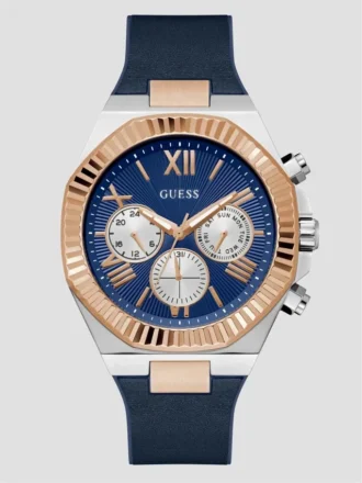 Blauw en meerkleurig multifunctioneel horloge