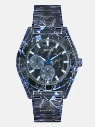 Blauw multifunctioneel horloge