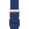 Blauw multifunctioneel horloge van siliconen