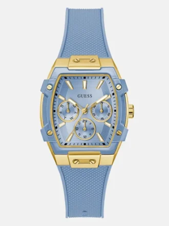 Blauw multifunctioneel siliconenhorloge