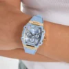Blauw multifunctioneel siliconenhorloge