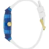 Blauw-wit multifunctioneel horloge met siliconenband