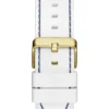 Blauw-wit multifunctioneel horloge met siliconenband