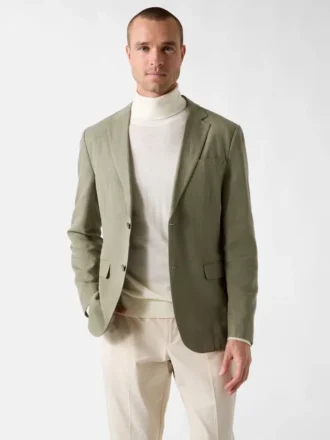 Blazer met enkele rij knopen