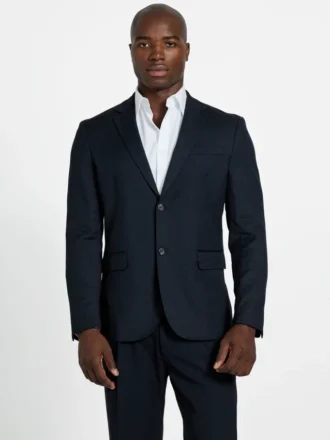 Blazer met enkele rij knopen