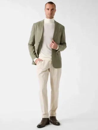 Blazer met enkele rij knopen