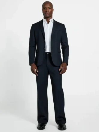 Blazer met enkele rij knopen