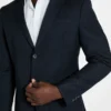 Blazer met enkele rij knopen