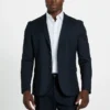 Blazer met enkele rij knopen