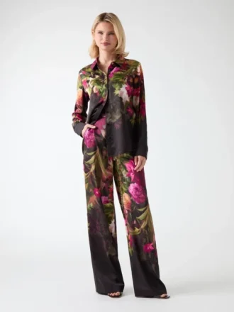 Blouse met iconische print