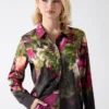 Blouse met iconische print