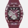 Bordeauxrood multifunctioneel horloge Bordeauxrood multifunctioneel horloge