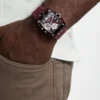Bordeauxrood multifunctioneel horloge Bordeauxrood multifunctioneel horloge