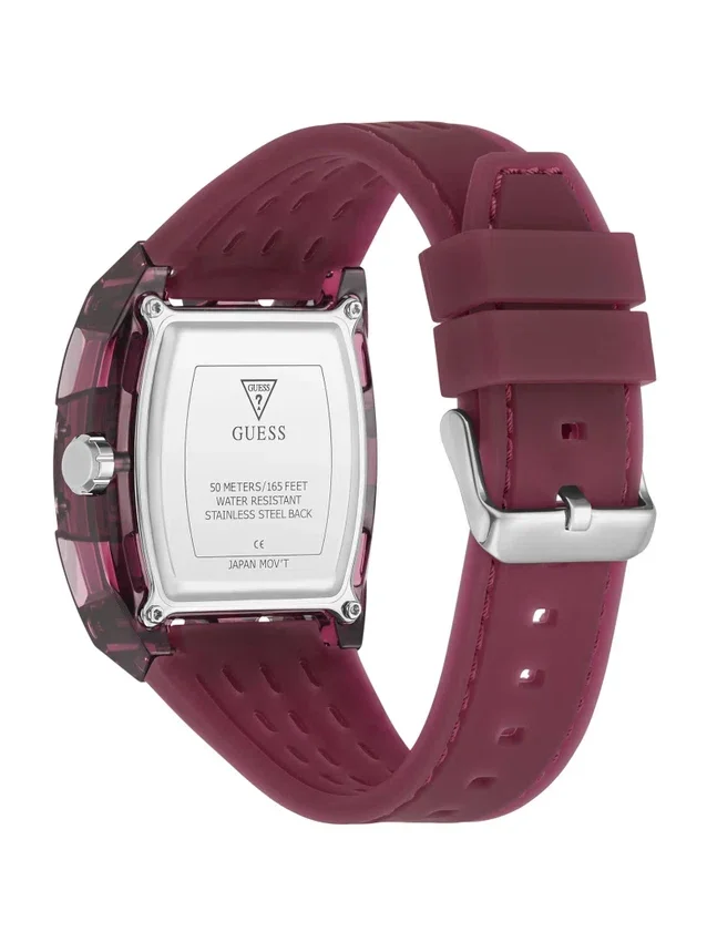 Bordeauxrood multifunctioneel horloge Bordeauxrood multifunctioneel horloge