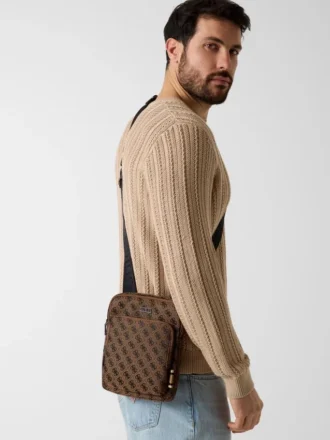 Boston Quattro G platte crossbodytas