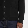 Bouclé vest met V-hals
