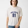 Boxy Crop Mesh Jersey
