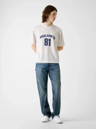Boxy Crop Mesh Jersey