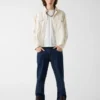 Boxy cropped overhemd met zakken Boxy cropped overhemd met zakken