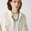 Boxy cropped overhemd met zakken Boxy cropped overhemd met zakken