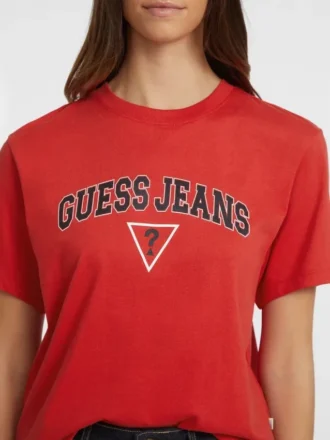 Boxy T-shirt met logo
