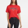 Boxy T-shirt met logo Boxy T-shirt met logo