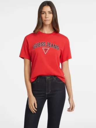 Boxy T-shirt met logo