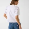 Boxy T-shirt met mini-driehoek Boxy T-shirt met mini-driehoek