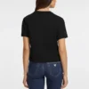Boxy T-shirt met mini-driehoek Boxy T-shirt met mini-driehoek