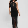 Brenna maxi-jurk met strass Brenna maxi-jurk met strass