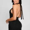 Brenna maxi-jurk met strass Brenna maxi-jurk met strass