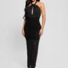 Brenna maxi-jurk met strass Brenna maxi-jurk met strass