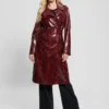Briana Trenchcoat van imitatieleer Briana Trenchcoat van imitatieleer