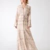 Britney maxi-jurk met monogram