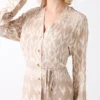 Britney maxi-jurk met monogram