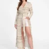 Britney maxi-jurk met monogram