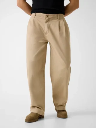Broek met plooien