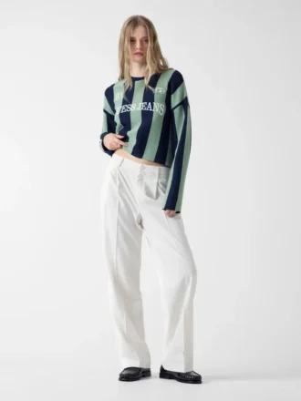 Broek met wijde pijpen