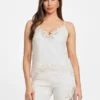 Brooke gehaakte bloemen-cami-top