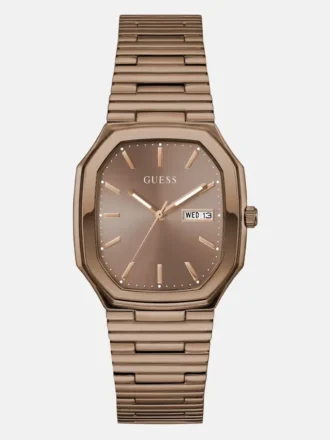 Bruin analoog horloge
