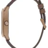 Bruin en blauw lederen multifunctioneel horloge Bruin en blauw lederen multifunctioneel horloge