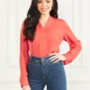 Bulma satijnen blouse
