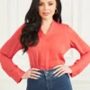Bulma satijnen blouse