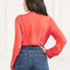 Bulma satijnen blouse