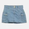 Cammi denim cargoroek (7-14)
