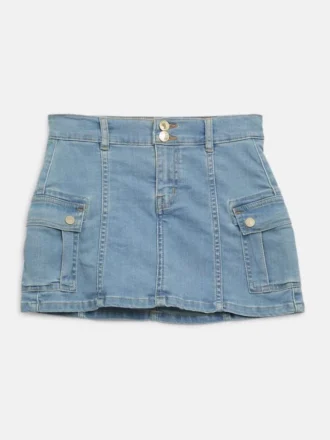 Cammi denim cargoroek (7-14)