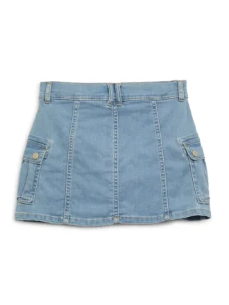 Cammi denim cargoroek (7-14)