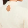 Candice-trui-jurk met kanten rand Candice-trui-jurk met kanten rand